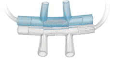 Large bore nasal & oral cannula & filter Model 0587