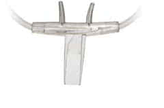 Nasal & oral luer lock cannula & safety filter Model 0589